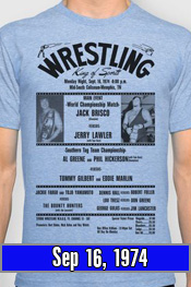 Sep 16, 1974 - Lawler vs Jack Brisco